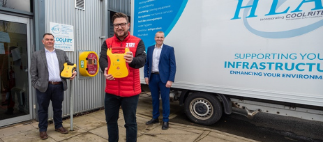 HLA Services Installs Life-saving Equipment Across South Tyneside 