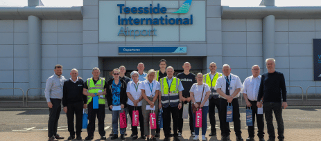 More Than 30 Loyal Long-Serving Staff Recognised For Service To Teesside Airport