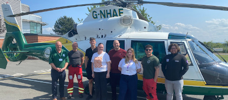 Air ambulance’s fundraising drive boosted as donation of SEO services increases visibility