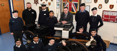 SOS GROUP COME TO THE AID OF SEA CADETS