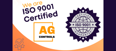 We’re proud to share that AG Controls is now ISO 9001 certified