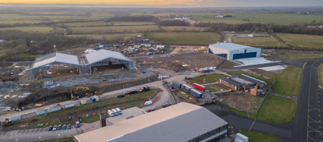 Steel In The Ground As Huge 50Ft High Twin-Bay Hanger Takes Shape For Willis Expansion